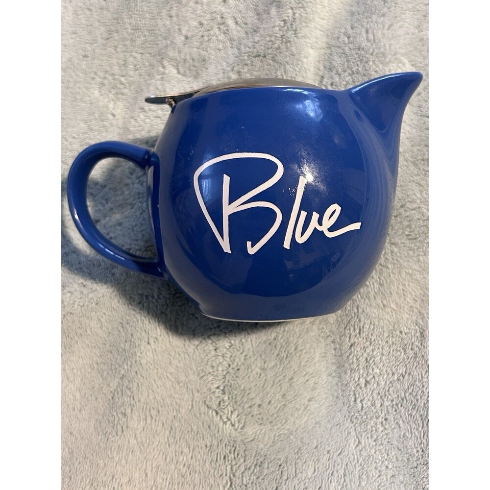 2017 M&M's World M&M Blue! Tea for 2 Tea Diffuser Pot - Picture 2 of 4